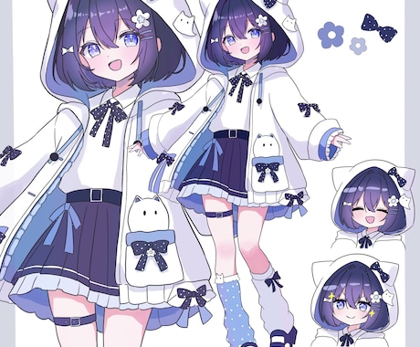 可愛いからかっこいいまで！立ち絵制作します イメージ1