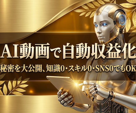 かんたん！AI×仕組みで収益化できます ゼロから始めるAI副業術｜超初心者向け｜スマホOK！｜仕組化 イメージ1
