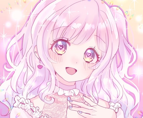 きらきらなかわいい一枚絵を描きます 似顔絵、CP絵、などなど…お気軽にご相談ください！ イメージ2