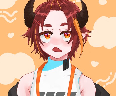 3000円でイラストを描きます SNS向けのアイコンなどに使えるバストアップのイラスト作成 イメージ1