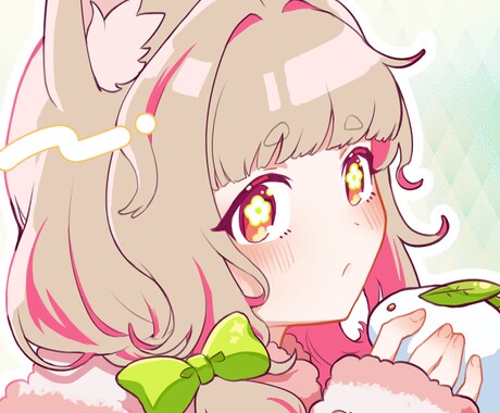 5名まで特別価格/ときめくアイコン描きます 最短2日で貴方のためのキュートなアイコンイラスト！ イメージ2