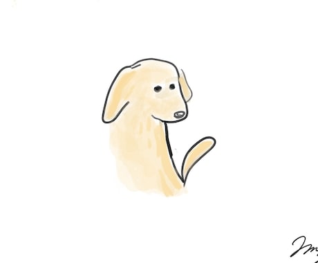 可愛いらしい子犬のイラスト描きます 子犬のイラストをロゴやインテリアに取り入れませんか？ イメージ2