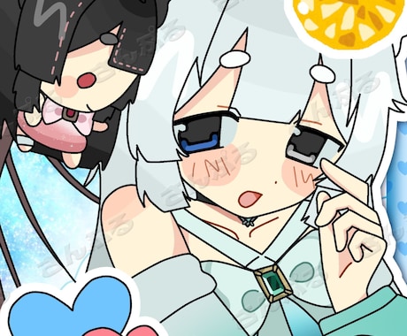 もえもえ♡なアイコン描きます 初心者の方も大歓迎◎かわいい平成風アイコンが必要な人へ☆ イメージ2