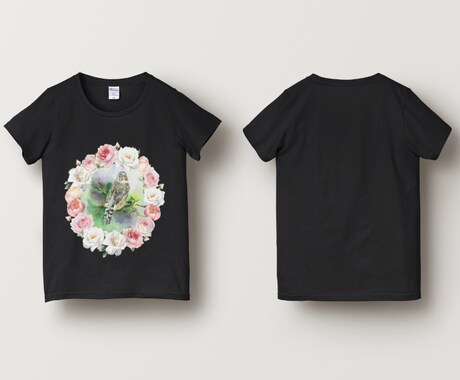 あなたのうちの子をTシャツに致します ペットの似顔絵・肖像画オーダー『まなペットアート』Tシャツ イメージ2