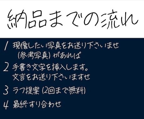 あなたの写真を手書き文字で彩ります 想い出をずっと一緒にこれからも イメージ2