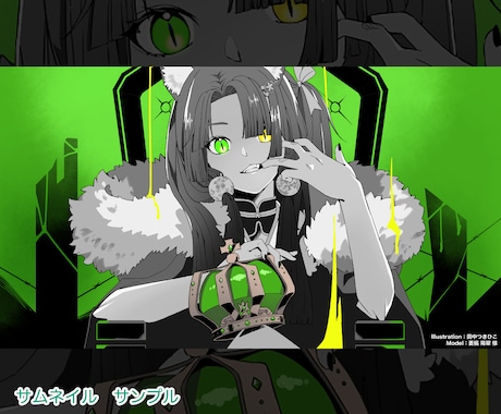 歌ってみたサムネイルイラスト描きます 歌みた動画のサムネイルおまかせください！ イメージ2