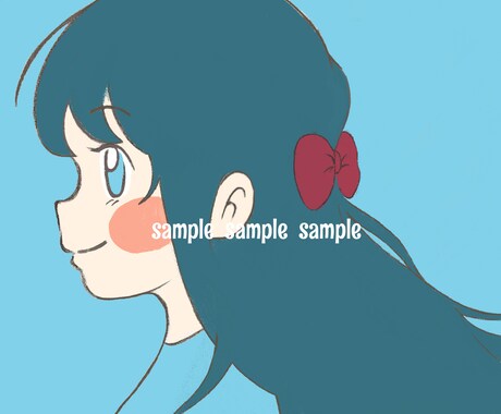 あなたの理想のかわいい女の子イラスト描きます 自分だけのＳＮＳアイコンで個性を出そう！ イメージ2