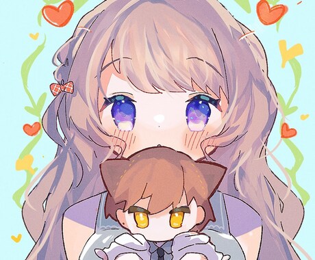 夢絵、夢主さんのイラストお描きします SNSアイコン、夢絵、ご自由に〜 イメージ1