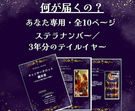 生年月日からあなたの本質と3年の流れを鑑定します PDF鑑定書＋お悩み1つへのAI個別回答付き イメージ2