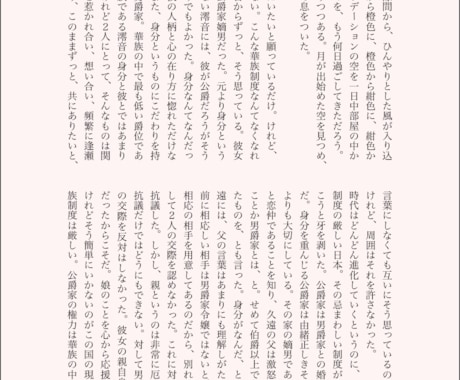 夢小説、一次創作の小説お書きします 二次創作、一次創作対応可能実績多数あります！ イメージ2