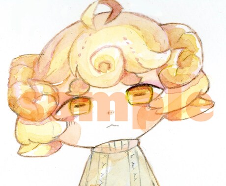 かわいいSNSのアイコン描きます 透明水彩、デジタルお好きな方をお選びいただけます！ イメージ2