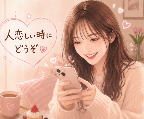 24時間貴方の恋人になります LINE間隔で即レス♡人恋しい時に♡ イメージ1