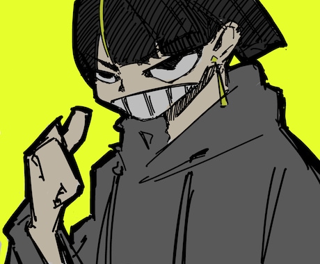 シルエット意識のイラスト描きます イメージ1
