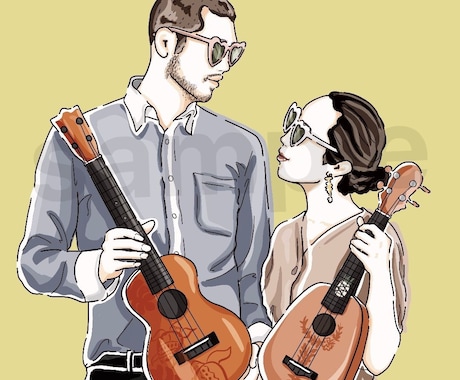 結婚式におすすめ♡おしゃれ可愛いイラスト描きます サンキュータグやお車代封筒などペーパーアイテムに使用OK！ イメージ2
