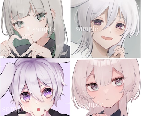SNSで使える！かわいいイラスト制作します オリジナルキャラの等身やデフォルメまで！ イメージ2