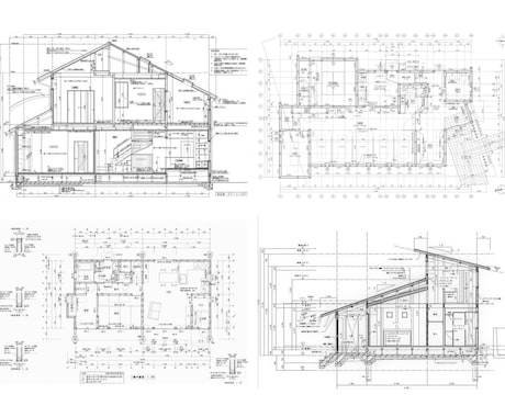 作図協力【様々な用途の図面】に対応致します ◎迅速かつ丁寧な対応 ◎設計事務所の経験を生かした作図 イメージ1