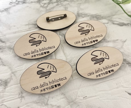 企業、ブランドのノベルティグッズ制作承りますます レーザー加工に適した素材を提案いたします イメージ2