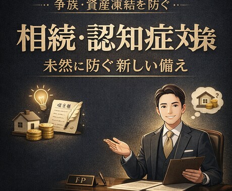 相続・認知症対策【予防型・初心者向けFP相談】ます 一番のリスクは「知らないまま時間が過ぎること」です イメージ1