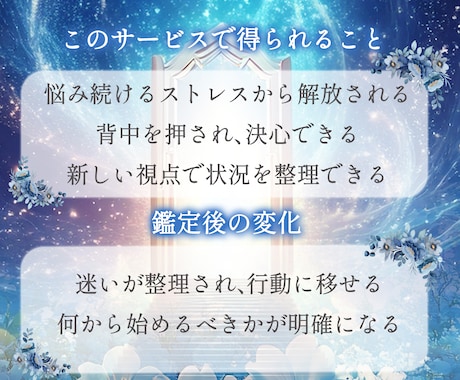この仕事、続けるべきか見抜きます 続けるか辞めるか。曖昧にせず、本音でお伝えします。 イメージ2