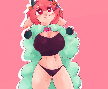 ケモノ、人外の可愛いアイコン描きます ふわふわ可愛いアイコン欲しくないですか イメージ1