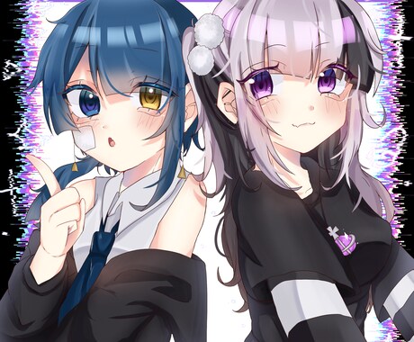 可愛くてあったかいイラストをお安く描きます 最短即日納品可能！ 歌い手、VTuberさんなどにおすすめ！ イメージ2