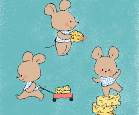 ほっこりかわいい動物イラスト/アイコン描きます 商用可！挿絵、アイコン、チラシなど、心温まるタッチでご提供！ イメージ2