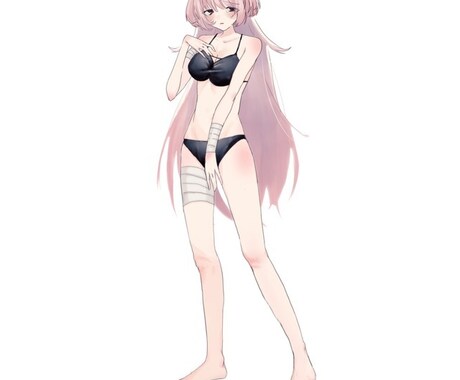 TRPG等に使える全身の立ち絵を制作致します 表情差分2つ付！カラーで制作致します イメージ2