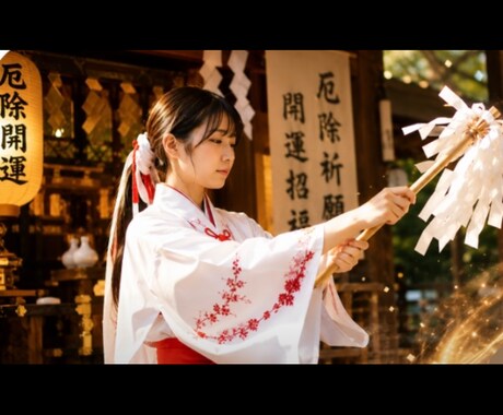 厄除け・邪気祓いのご祈祷をしっかりと行います 神社などに出向くことなく厄除け、邪気払いしたい方 イメージ1