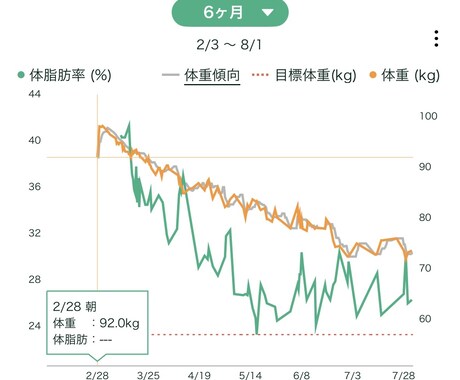 あなた専用のダイエットプランを徹底サポートします 自身の－27kg成功経験を活かした健康的な本気の伴走 イメージ2