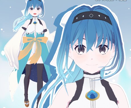 イラストを参考にVRoidモデルを制作します Vtuber・Vライバーさんや探索キャラ等の制作を致します イメージ2