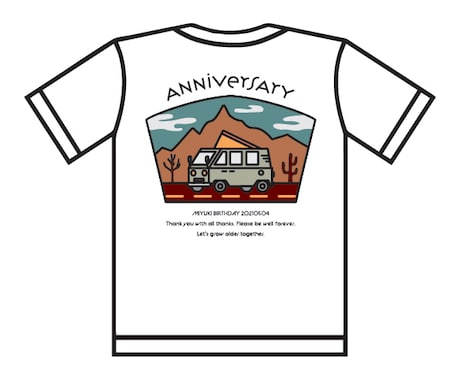 オリジナルTシャツデザイン作ります あなたにとって世界に一つだけのTシャツを イメージ2