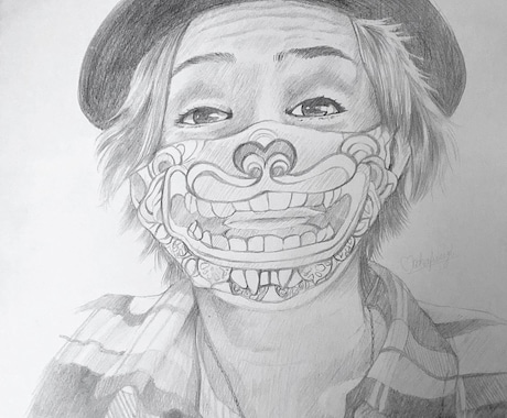シャーペン画【似顔絵】描きます 温かみのあるアナログイラストになります。 イメージ2