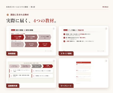 未来式スモールビジネス講座ます サイドFIREを想定したスモールビジネス編 イメージ2