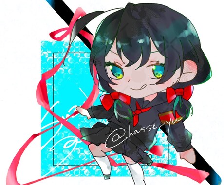 SNSアイコン描かせていただきます シンプルだけど華やかなイラストのアイコンにしませんか？ イメージ2