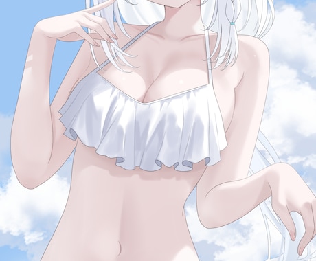 透明感のある立ち絵、一枚絵等を承りますます 透明感のあるイラストが好きな方にオススメ イメージ2