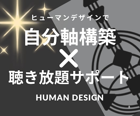HD鑑定＋1ヶ月聴き放題で自分軸を構築します 話しながらヒューマンデザインを自分ごととして学べるサポート付 イメージ2