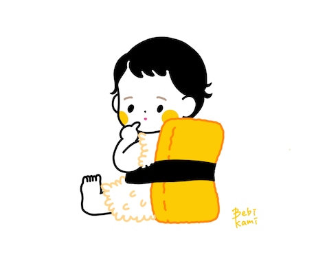 印刷可能な高画質！赤ちゃんの似顔絵作成します SNSアイコンやプレゼントに！データ納品です！ イメージ2