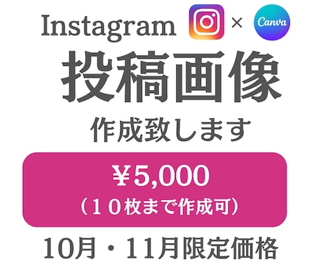 SNS投稿画像作成致します イメージ1