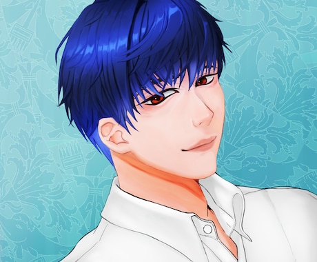 半実写SNSアイコン描きます 目を引くSNSアイコン描きます イメージ1