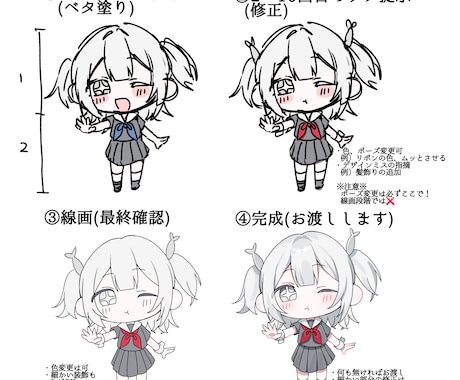 あなたのキャラのSDイラスト描きます あなただけのイラストを精一杯可愛く仕上げます！ イメージ2