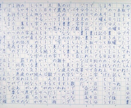 手書きの文字などのタイピング代行します 手書き　文字起こし　タイピング代行　代行 イメージ1