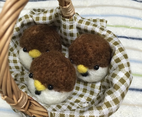 羊毛フェルトでマスコットを作ります ぬい活デビューのお手伝いをします イメージ2