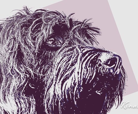 あなたの愛犬を世界に1つのアート作品にします うちのこの魅力を、オリジナルアート作品にしてお届けします イメージ2