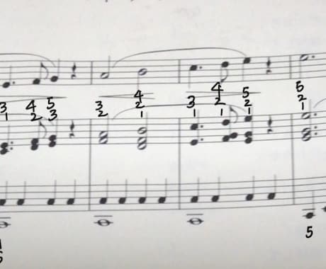 ピアノ【指番号】書きます 難しくて弾けない箇所、指番号の変更でラクに弾けるかも イメージ2