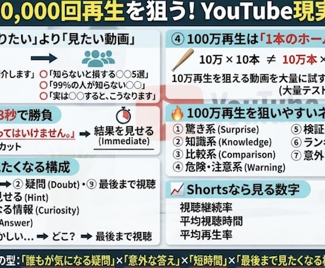 100万再生する方法を実践します イメージ1