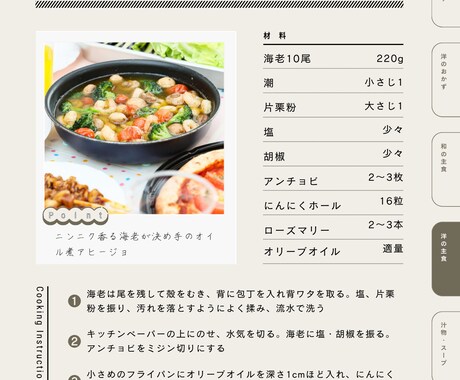 あなただけの料理レシピ本作ります 毎日の料理を見える化にして共有しよう イメージ2
