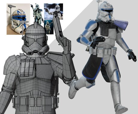 オリジナル3Dキャラデザイン承ります オリジナルの魅力を3Dで再現！ イメージ2