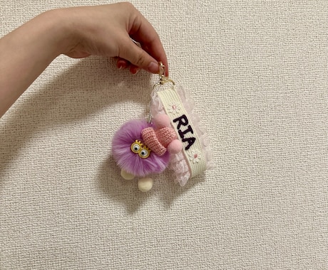出産祝い・推し活にも◎ ネームキーホルダー作ります お子さんに、推し活に、プレゼントに、いかがですか‪ ·͜· イメージ2