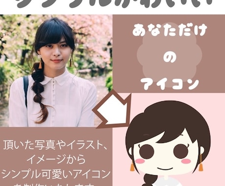 シンプル可愛いオーダーイラスト/アイコン作ります SNSやお仕事商用利用可！大まかなイメージでもご相談下さい！ イメージ1