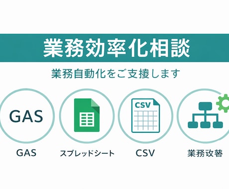 業務効率化・GAS自動化の相談に乗ります イメージ1